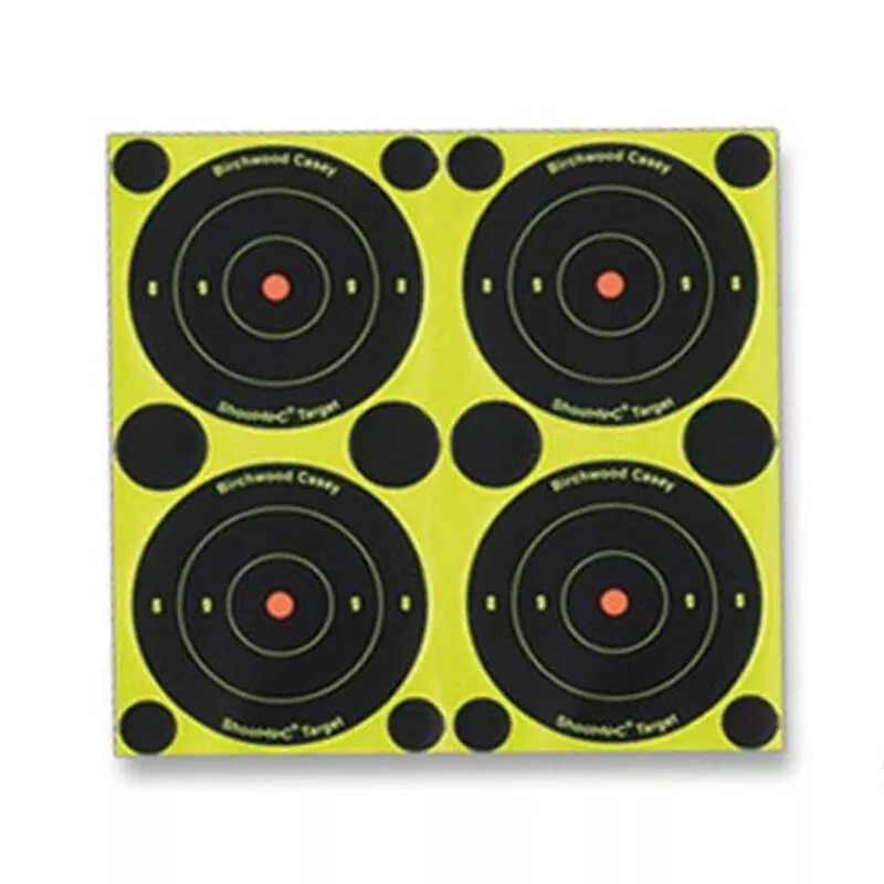 Birchwood Casey Shoot-N-C Target, Round Bullseye, 3″ #SHOOTNC