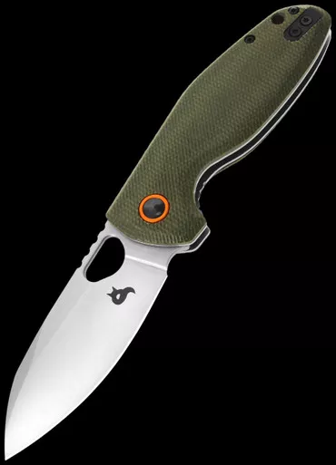 Black Fox Puffy Micarta Folding Knife
