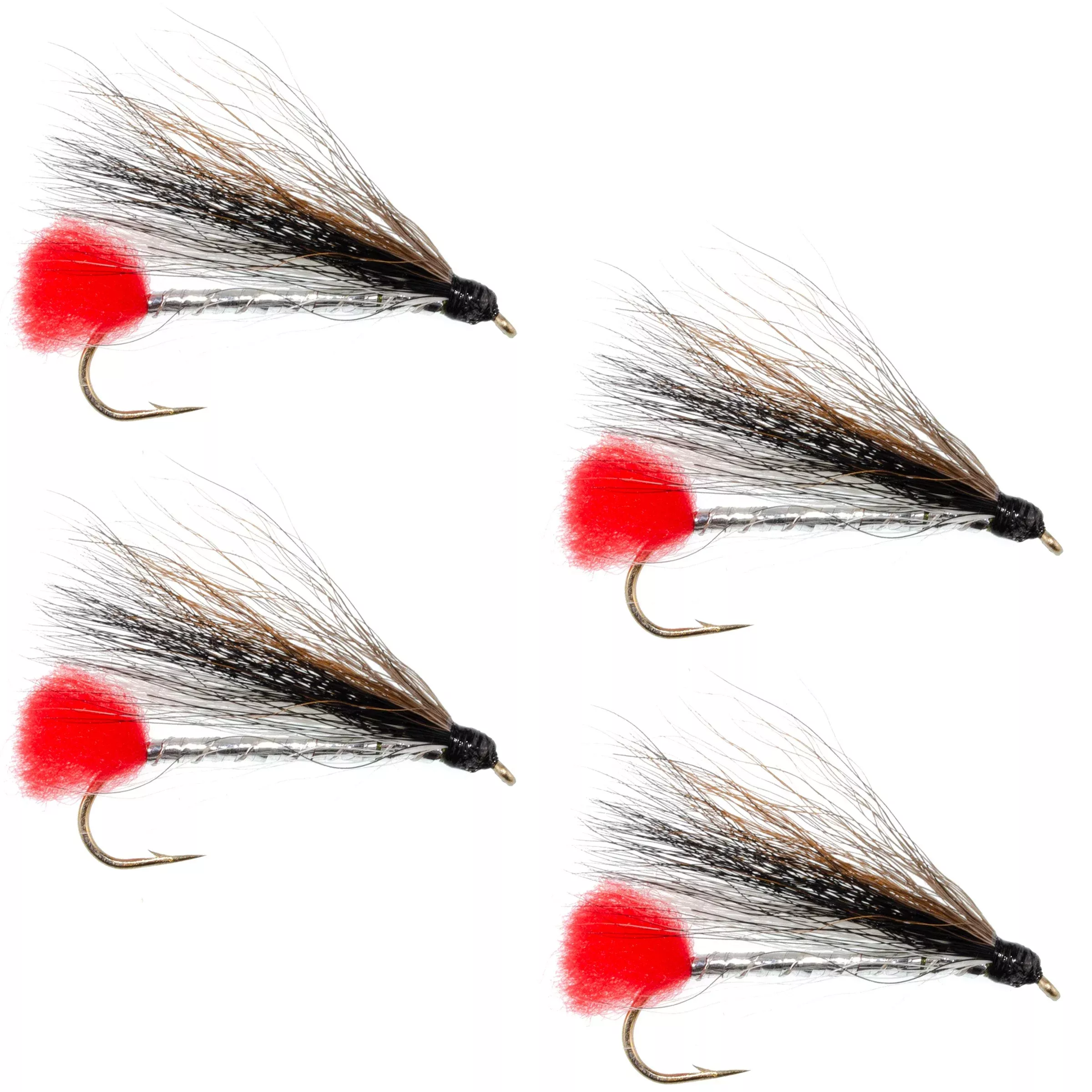 Black Nose Dace Classic Streamer Flies – Set of 4- Hook Size 4