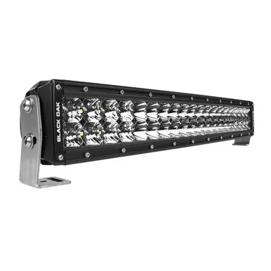 Black Oak 20" Black Curved Double Row Combo LED Bar