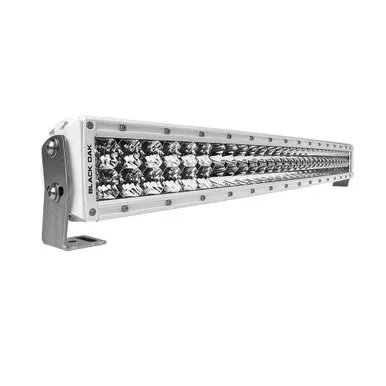Black Oak 30" White Curved Spot LED Bar