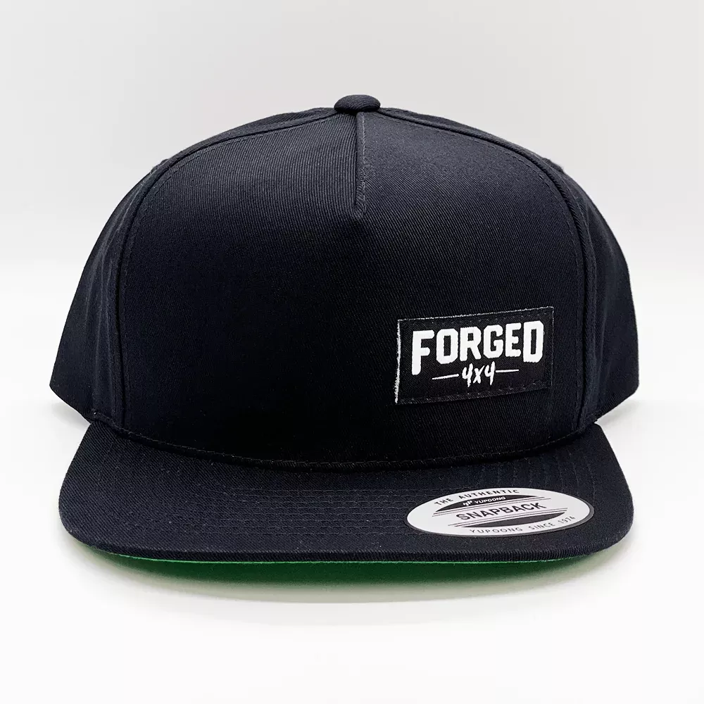 Black Out Structured 5-Panel Hat