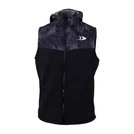 Blackfish Men's Gale Softshell Vest - Black/Prym1 Blackout - S