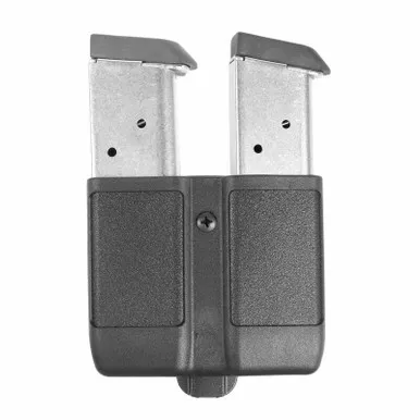 Blackhawk 410510PBK Double Mag Case - Single Stack - 9 mm/10mm/.40 Cal/.45 Cal