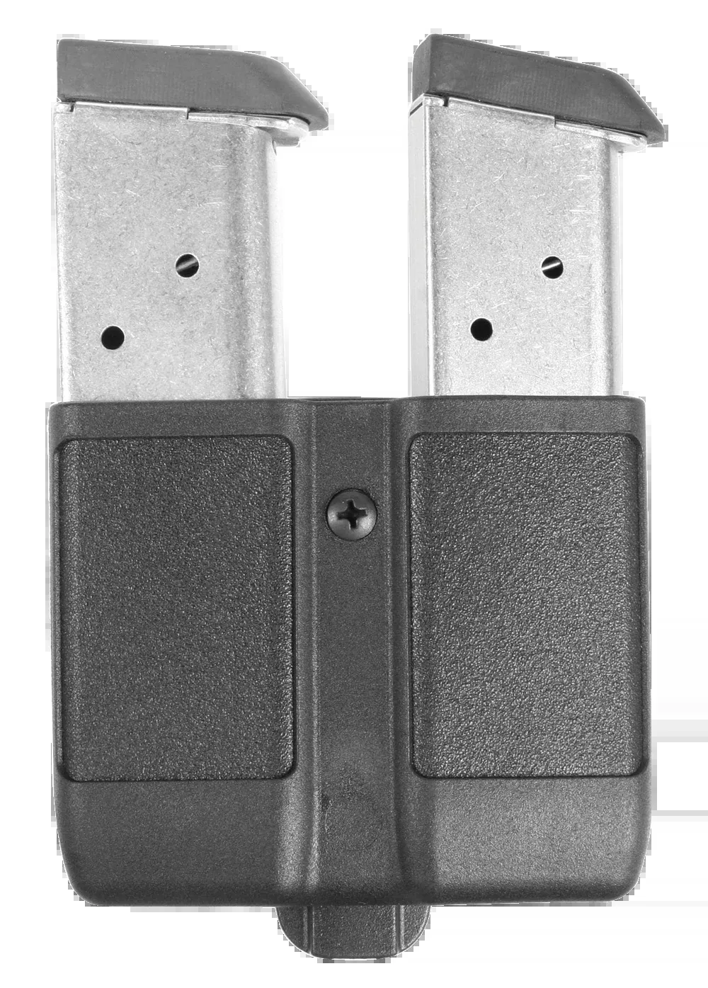 Blackhawk Double Mag Case, Single-Stack, Matte Black Polymer, fits 9mm/10mm/.40/.45/.357 SIG – 410510PBK