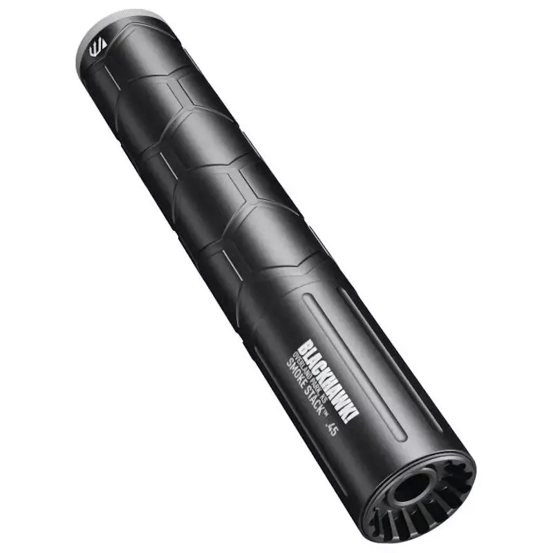 Blackhawk! Smoke Stack Pistol Sound Suppressor 45Auto Matte