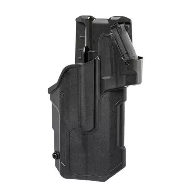 Blackhawk T-Series Level 2 Light-Bearing Red Dot Sight (RDS) Duty Holster for Glock 22 Gen 5 w/ Streamlight TLR-1