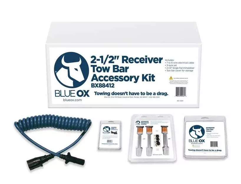 Blue Ox 2-1/2 Inch Receiver, Tow Bar Accessory Kit• BX88412