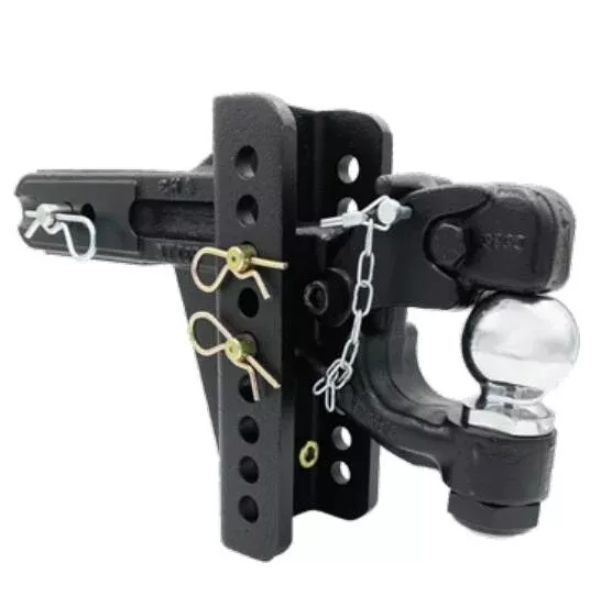 Blue Ox 6” Drop/Rise Pintle 2-1/2” Receiver• BXH20262
