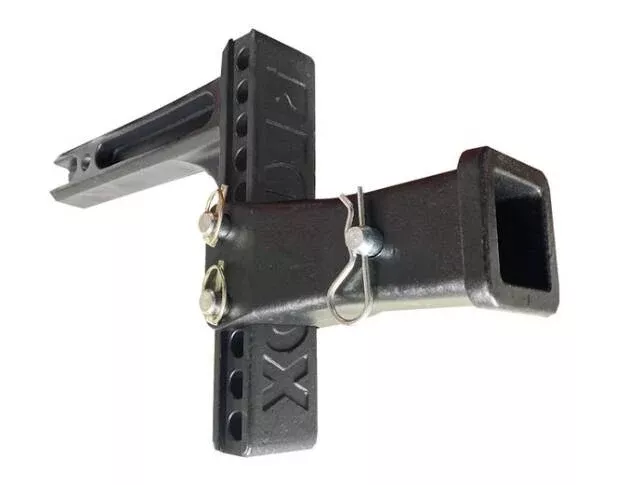 Blue Ox Adjustable Drop Hitch Receiver Adapter, 2″ Receiver, 8″ Rise/Drop, 10,000 Lbs• BX88340