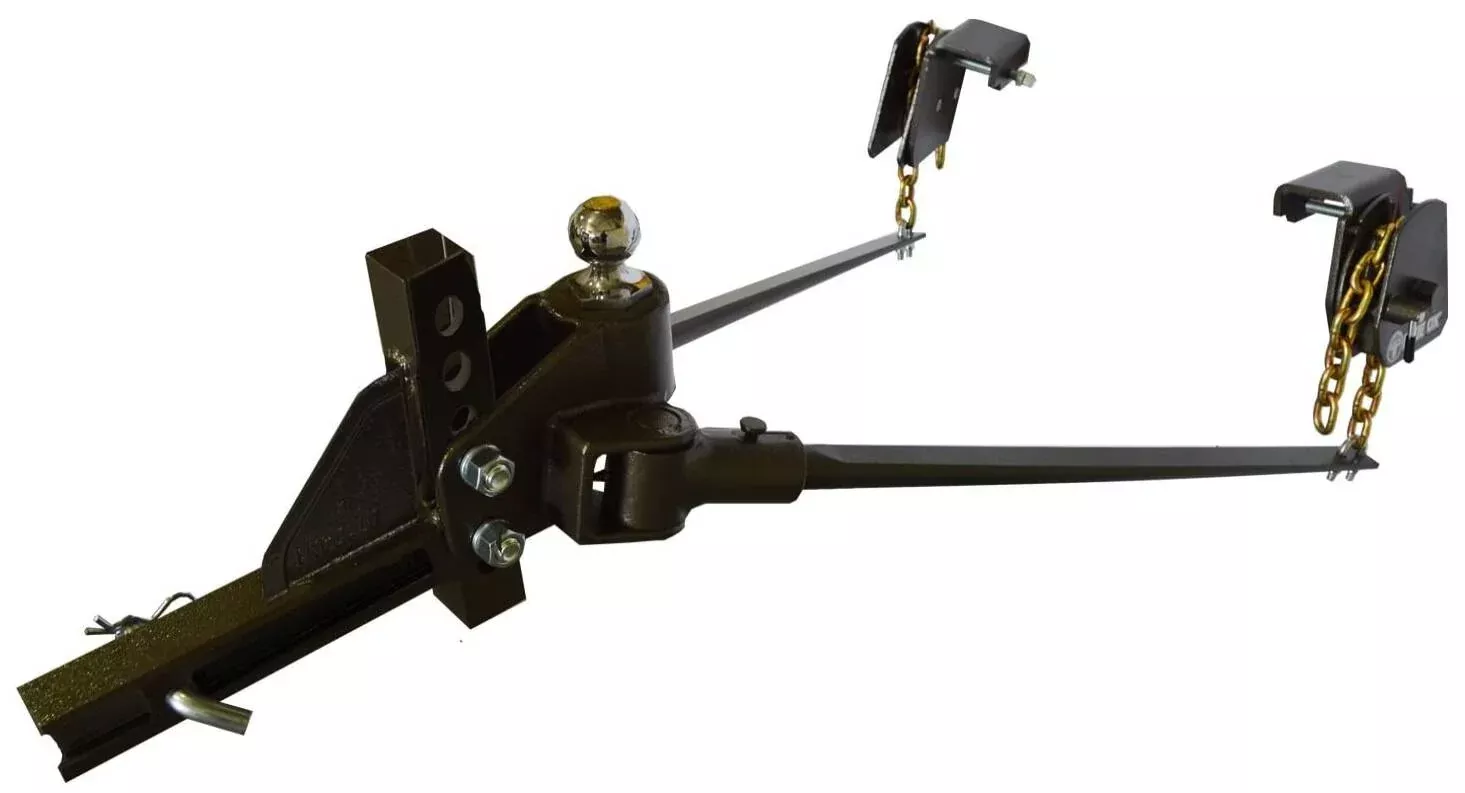 Blue Ox SwayPro Weight Distributing Hitch – 7 Hole Shank, for Trailers with Underslung Couplers• BXW0553
