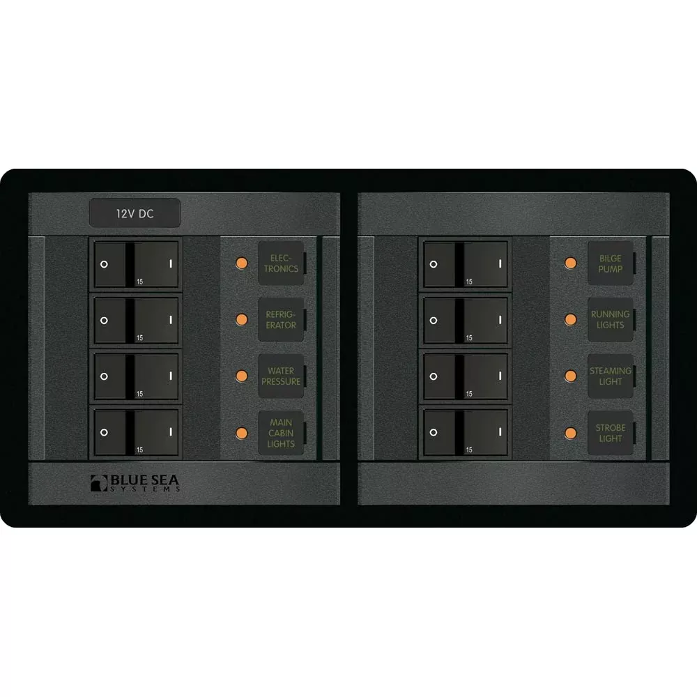 Blue Sea 1225 12V DC 8 Position – Horizontal [1225]