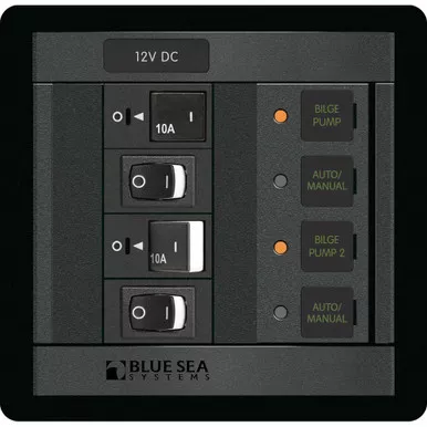 Blue Sea 1522 360 Dual Bilge Pump Control Panel