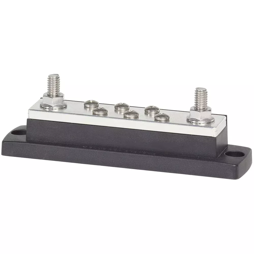 Blue Sea 2128 Maxibus 6 x #10-24(Screws) w/2 x 5⁄16″(Studs)