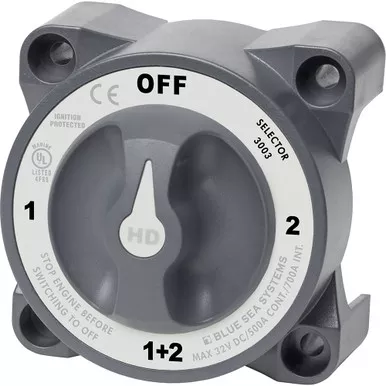 Blue Sea 3003 HD-Series Battery Switch with AFD