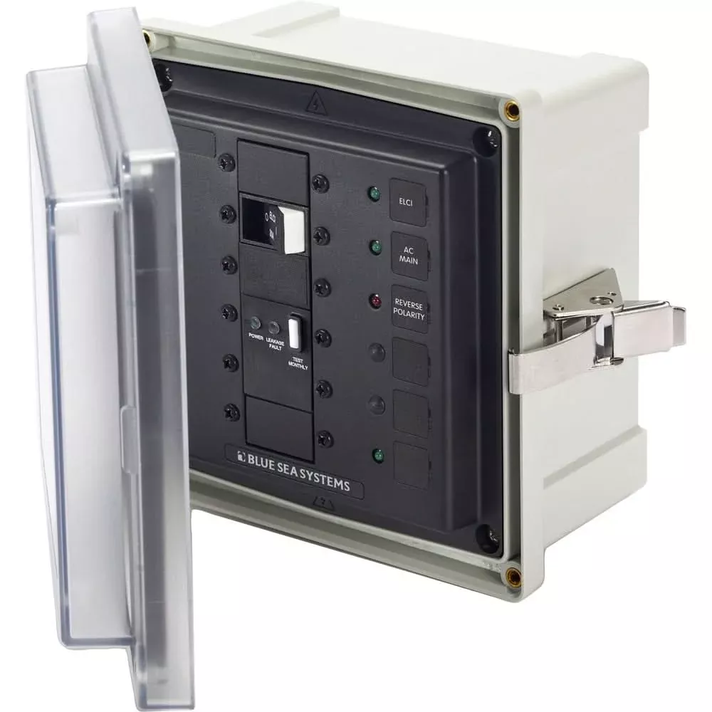 Blue Sea 3119 SMS Surface Mount System Panel Enclosure – 120/240V AC / 50A ELCI Main – 1 Blank Circuit Position [3119]