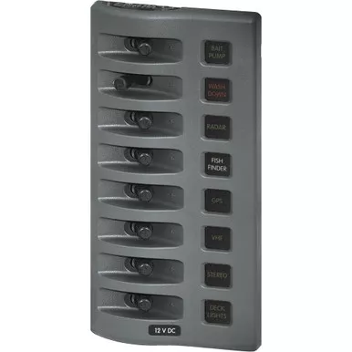 Blue Sea 4308 WeatherDeck 8 Position Fuse Panel
