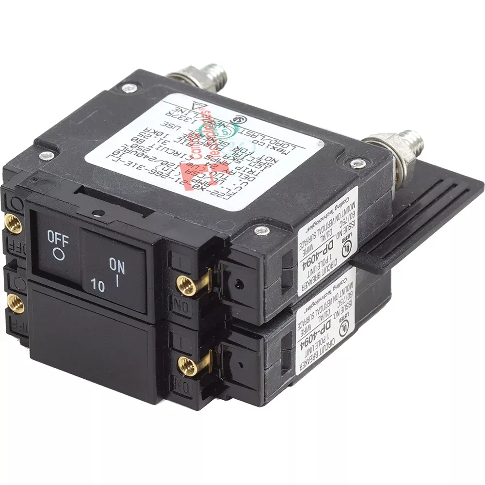 Blue Sea 7461 UL-489 Circuit Breaker – 10A Flat Rocker [7461]