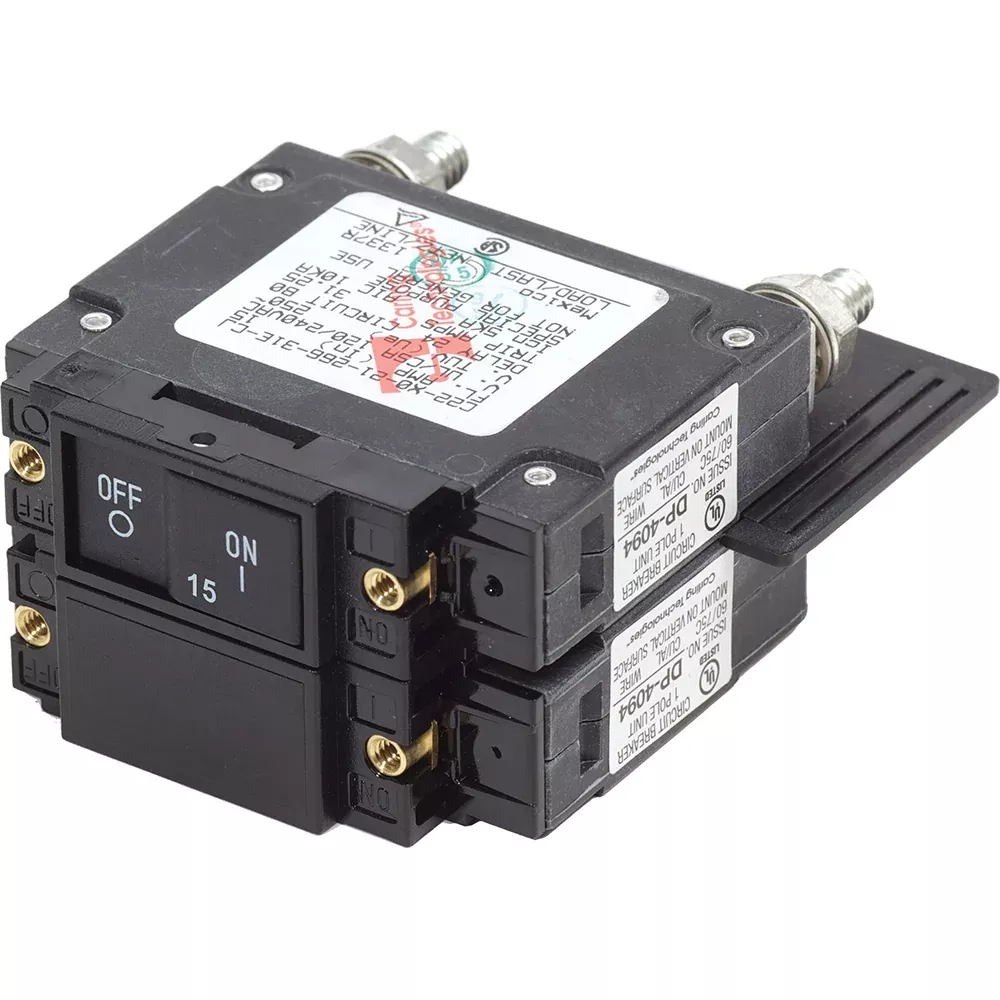 Blue Sea 7462 UL-489 Circuit Breaker – 15A Flat Rocker [7462]