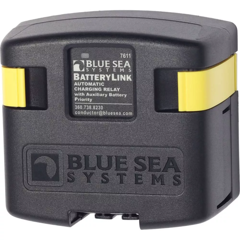 Blue Sea 7611 DC BatteryLink Automatic Charging Relay – 120 Amp w/Auxiliary Battery Charging [7611]