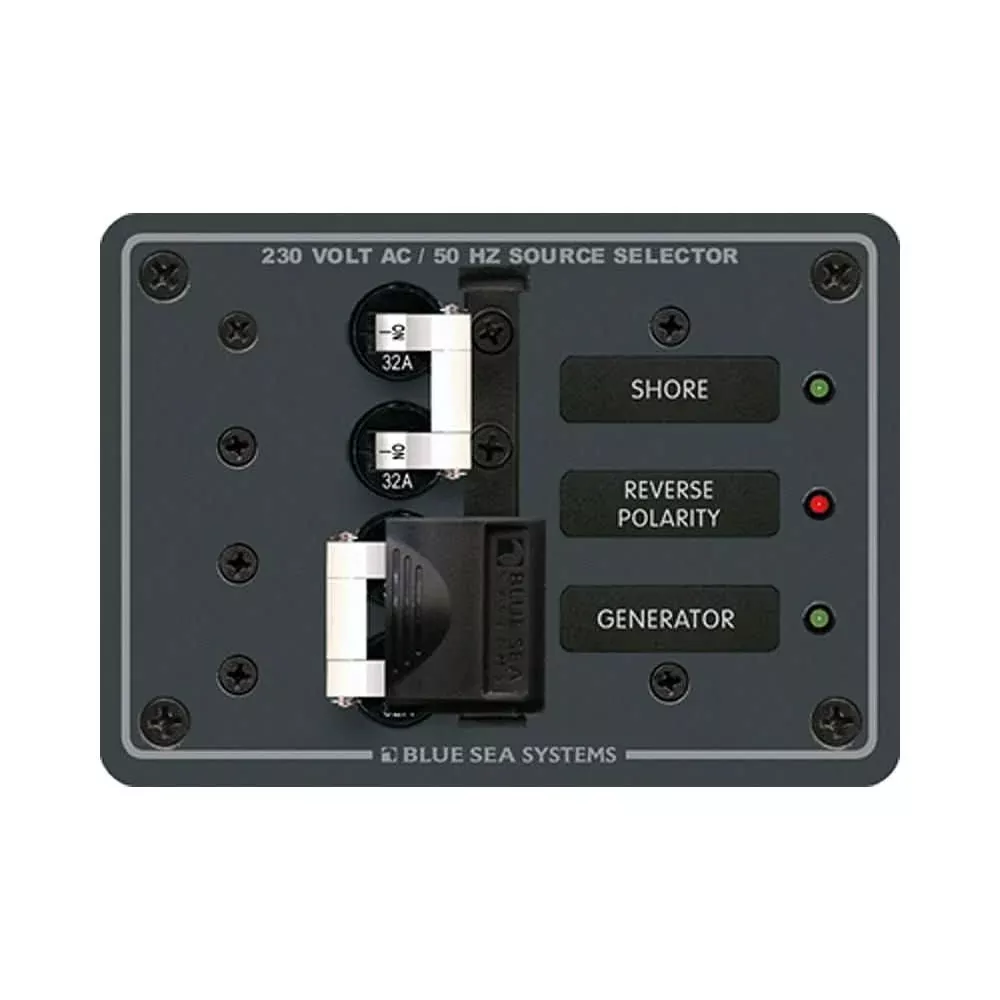 Blue Sea 8161 AC Toggle Source Selector (230V) – 2 Source [8161]