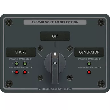 Blue Sea 8386 AC 30A 4-Pole Rotary Switch Panel