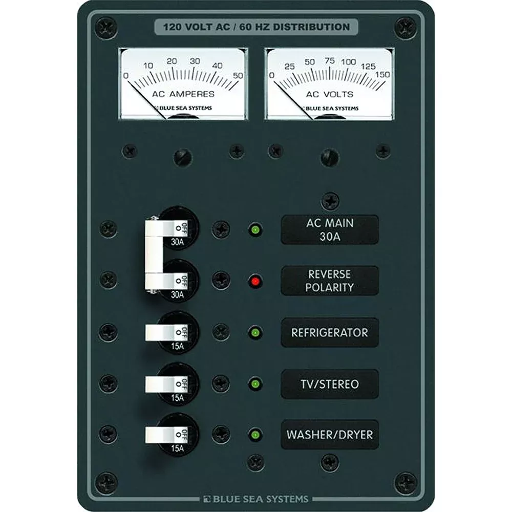 Blue Sea 8409 AC Main + 3 Positions – White [8409]