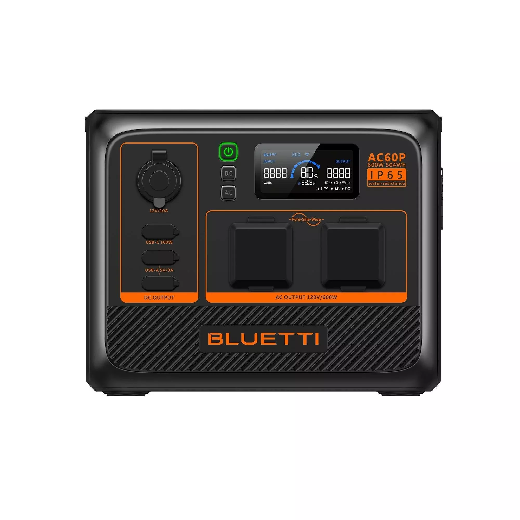 Bluetti AC60P Portable Power Station Solar Generator (SC)