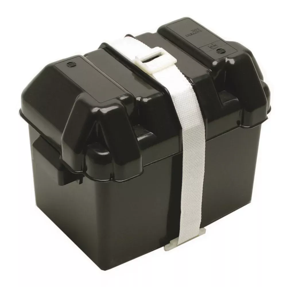 BoatBuckle Battery Box Tie‑Down | 1.5″ × 3.5′ | Lockable