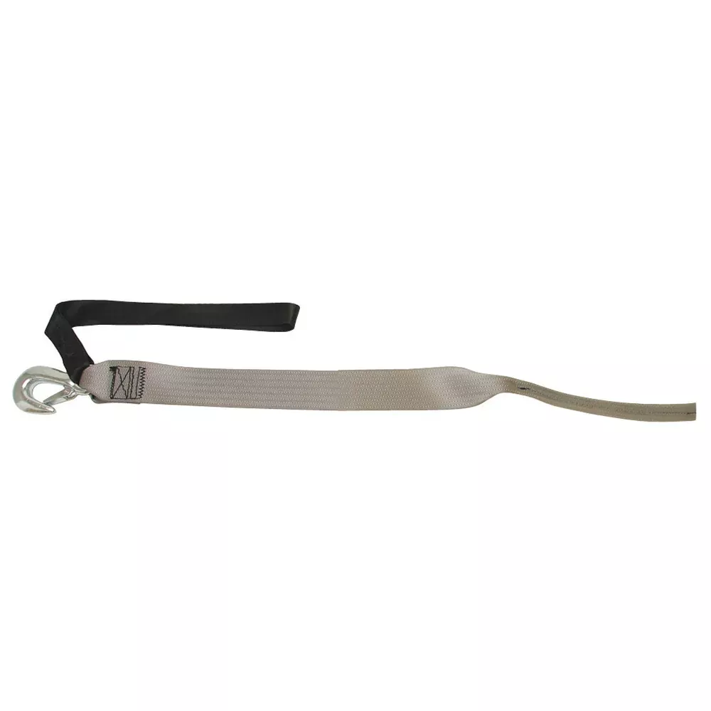 BoatBuckle P.W.C. Winch Strap with Tail End | 2″ × 15′ | 3,500 lb Break Strength