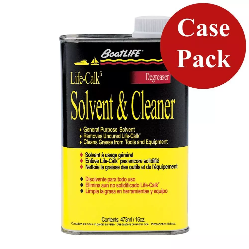 BoatLIFE Life-Calk Solvent & Cleaner - 16oz - Case of 12 - 1056CASE