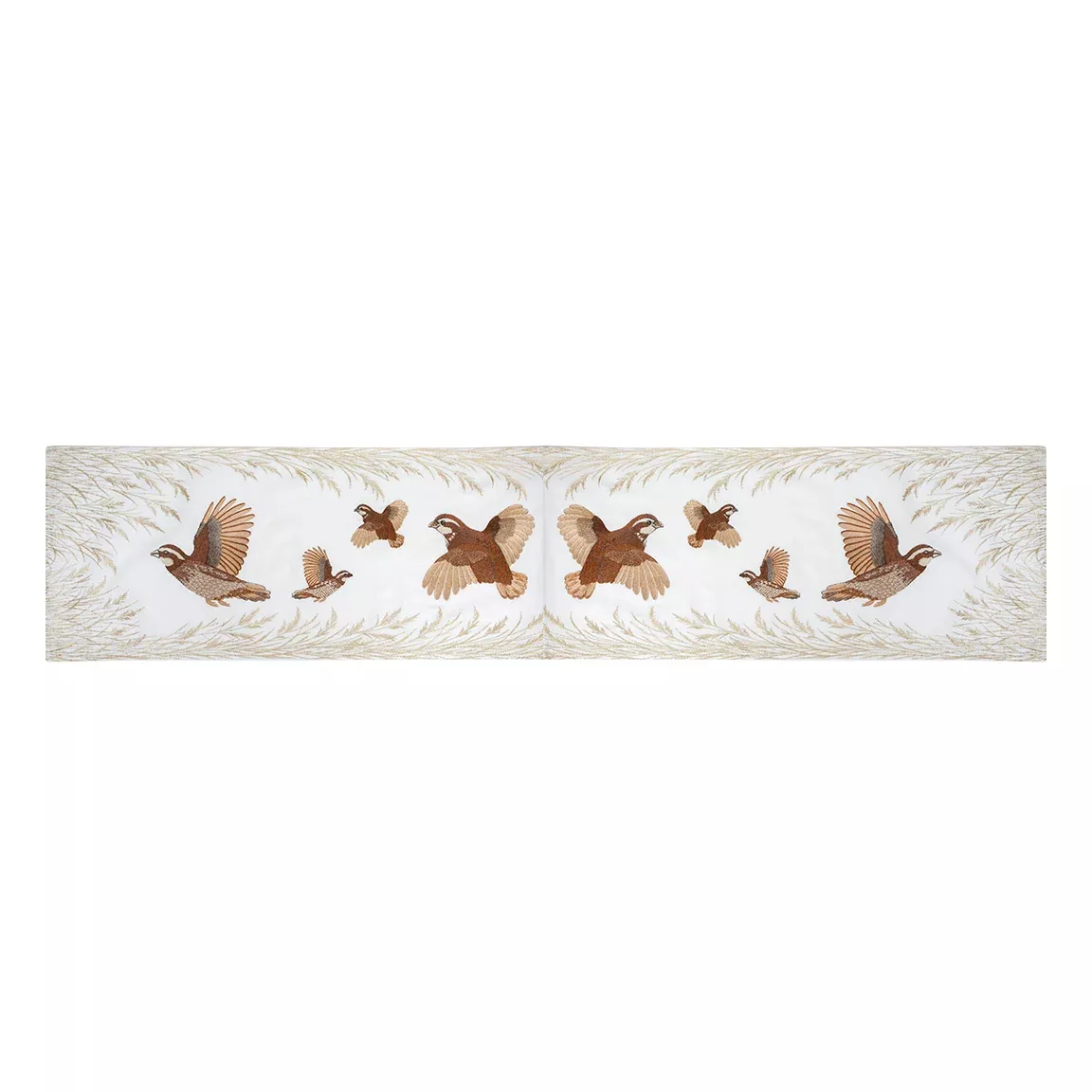 Bob White in Flight Table Runner