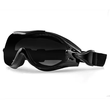 Bobster BPX001 Phoenix OTG Goggles w/ Gloss Black Frame & 3 Interchangeable Lenses (Amber, Clear, Smoke)