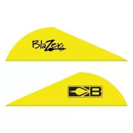 Bohning Archery Blazer Vane - 36 Pack - Neon Yellow