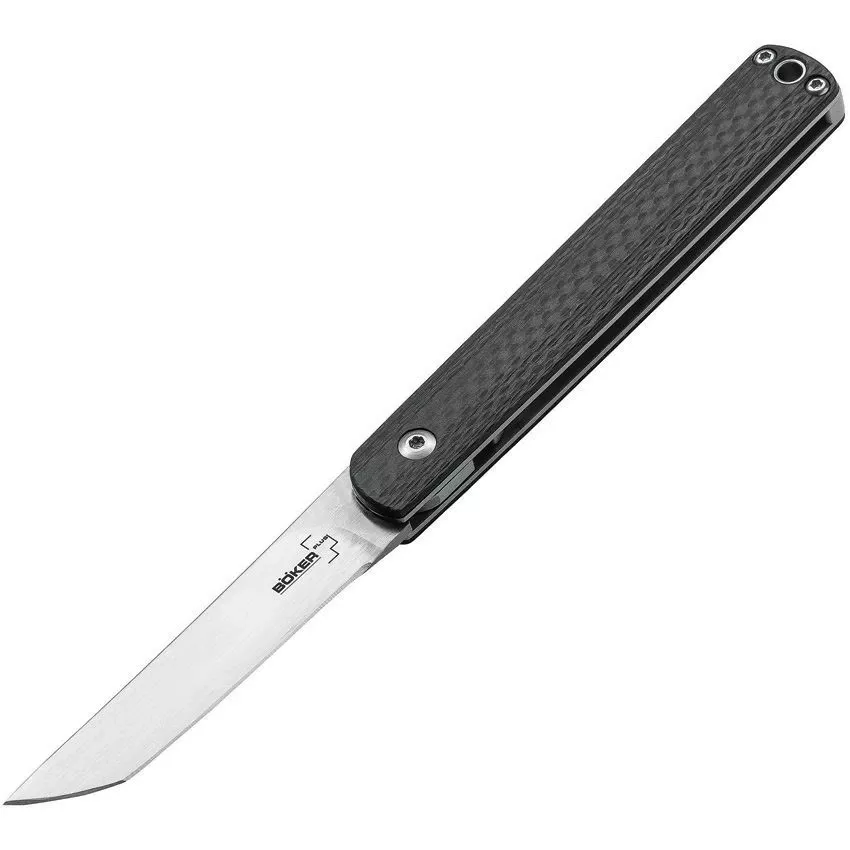 Boker 01BO632 Wasabi Slip Joint CF Knife With Carbon Fiber Handle