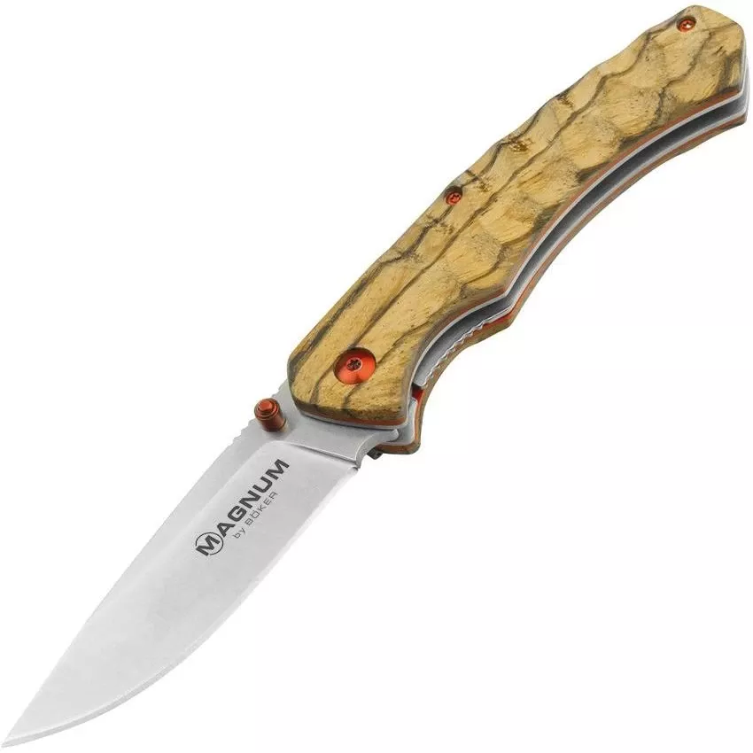 Boker Magnum 01SC071 Red Pupil Linerlock Knife