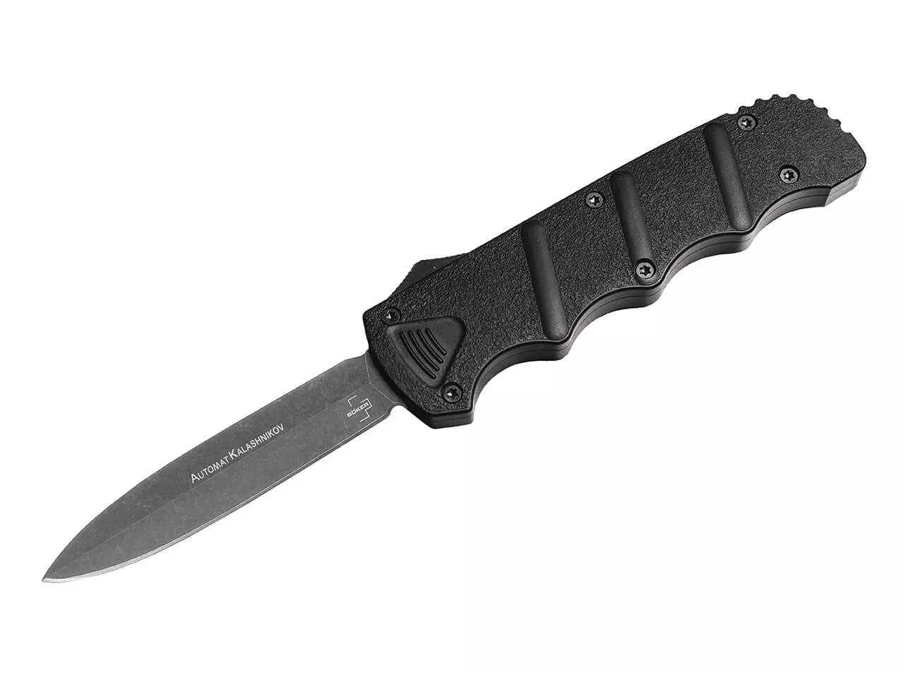 Boker Plus Kalashnikov OTF Automatic 3.5 Inch D2 Dagger, Aluminum Handle W/ Pocket Clip