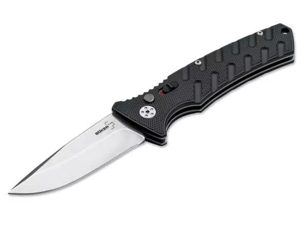 Boker Plus Strike Black Spearpoint Auto Folding Knife