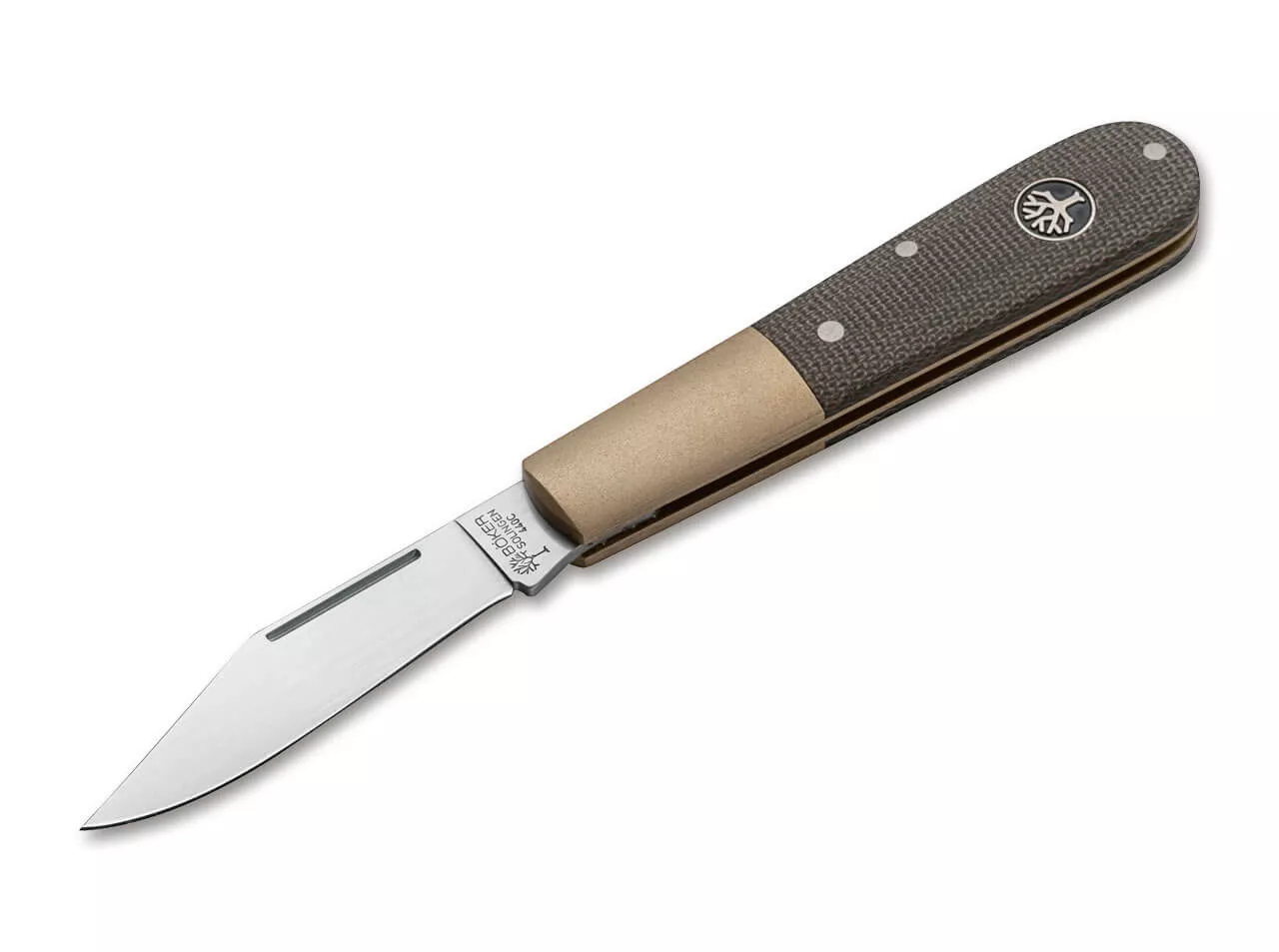 Boker Solingen Barlow Slip Joint Folding Knife 2.5″ 440C Blade, Expedition Micarta (Out Of Production)