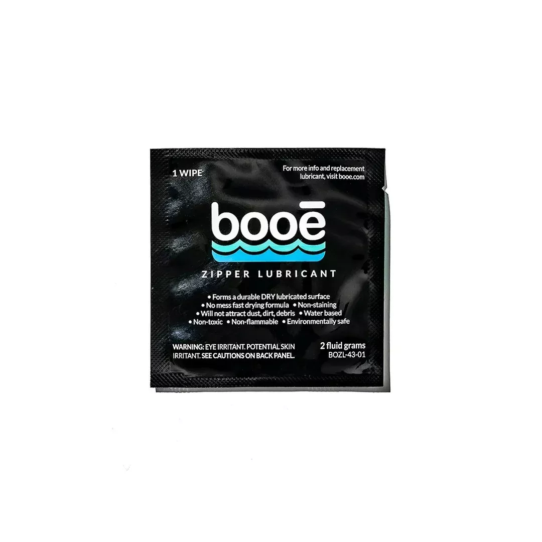 Booe Zipper Lubricant Wipe – 10 Pack