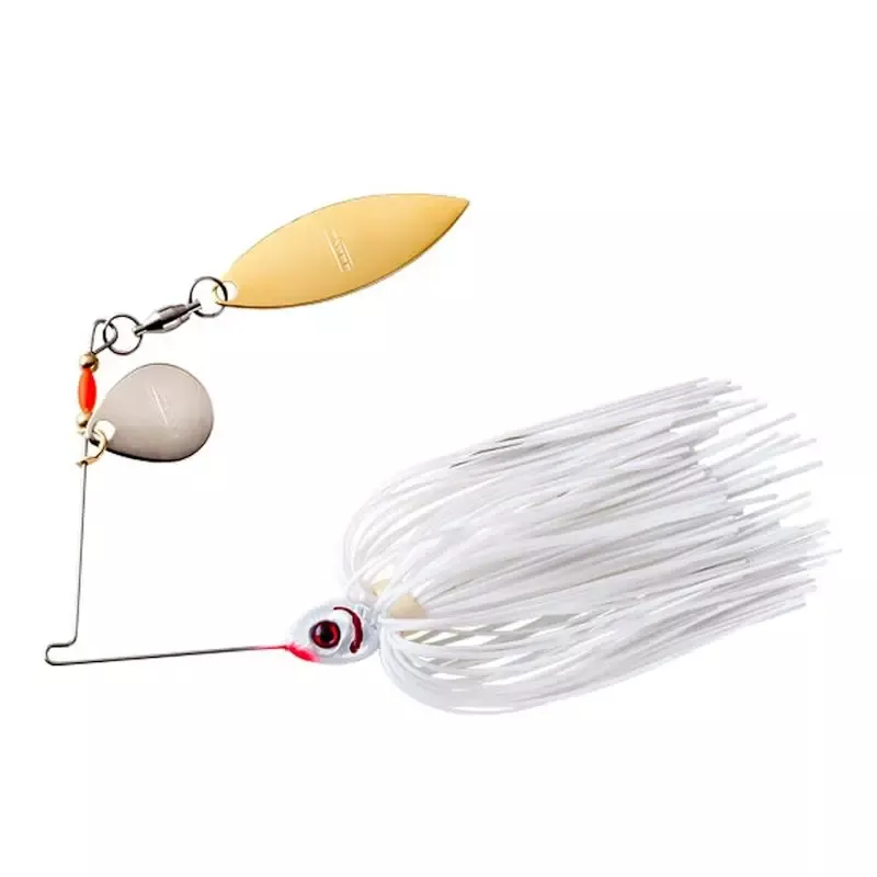 Booyah Tandem Blade Spinnerbait Snow White 1/4 ounce