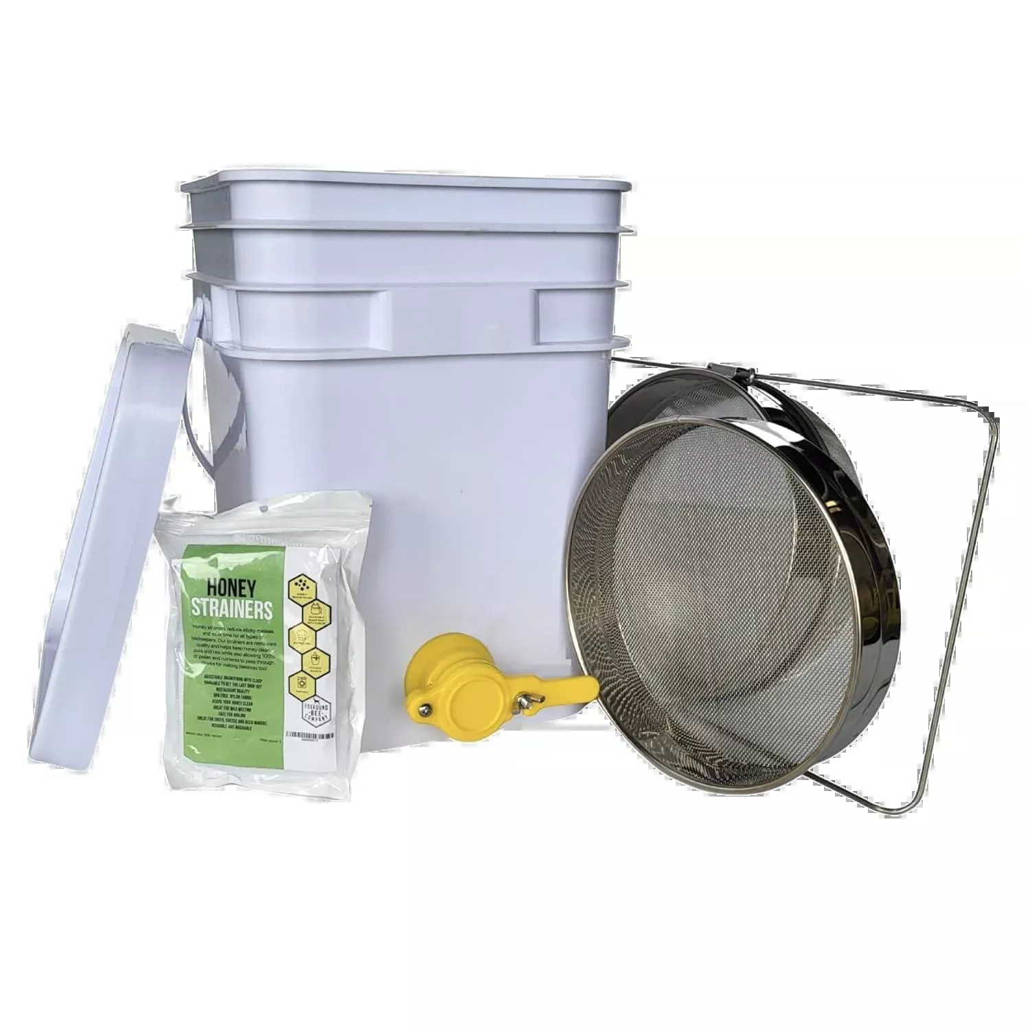 Bottling Bucket Kit with Honey Gate and Strainers