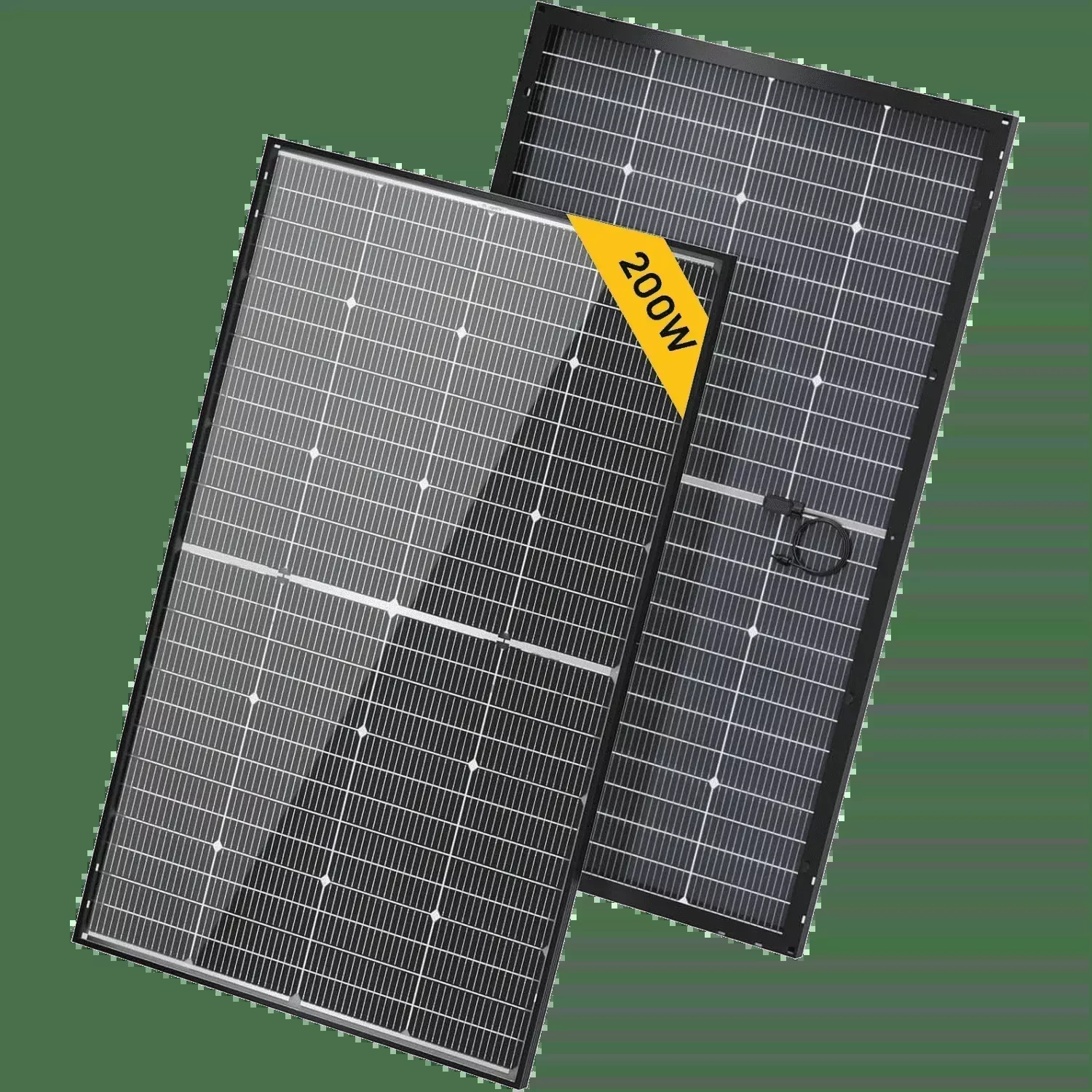 BougeRV 16BB N-Type 200 Watt Bifacial Solar Panel