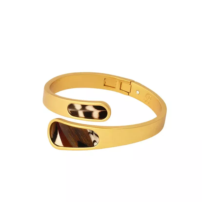 Brackish Ari Bezel Hinge Cuff