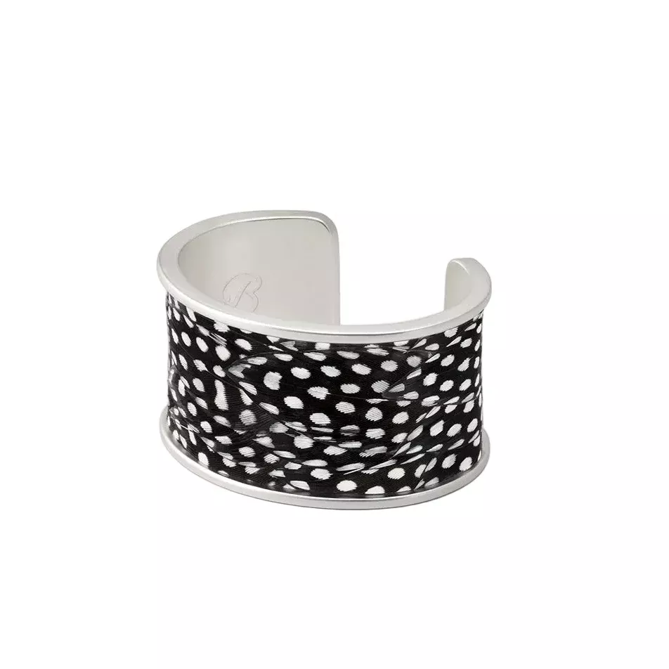 Brackish Courtney Guinea Wide Cuff Silver Bracelets
