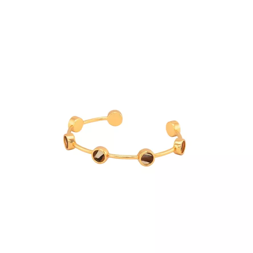 Brackish Oncidium Multi-Bezel Cuff