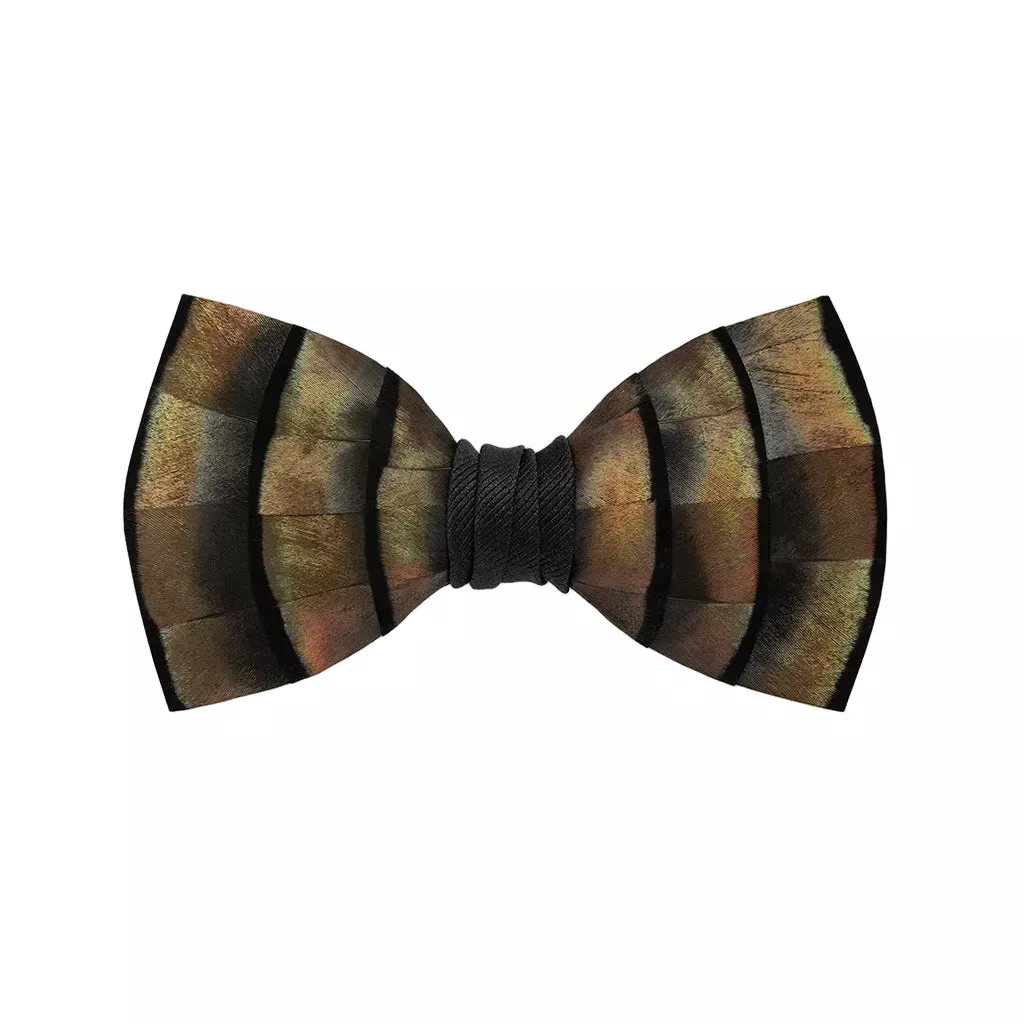 Brackish The Original Turkey Feather Bow Tie
