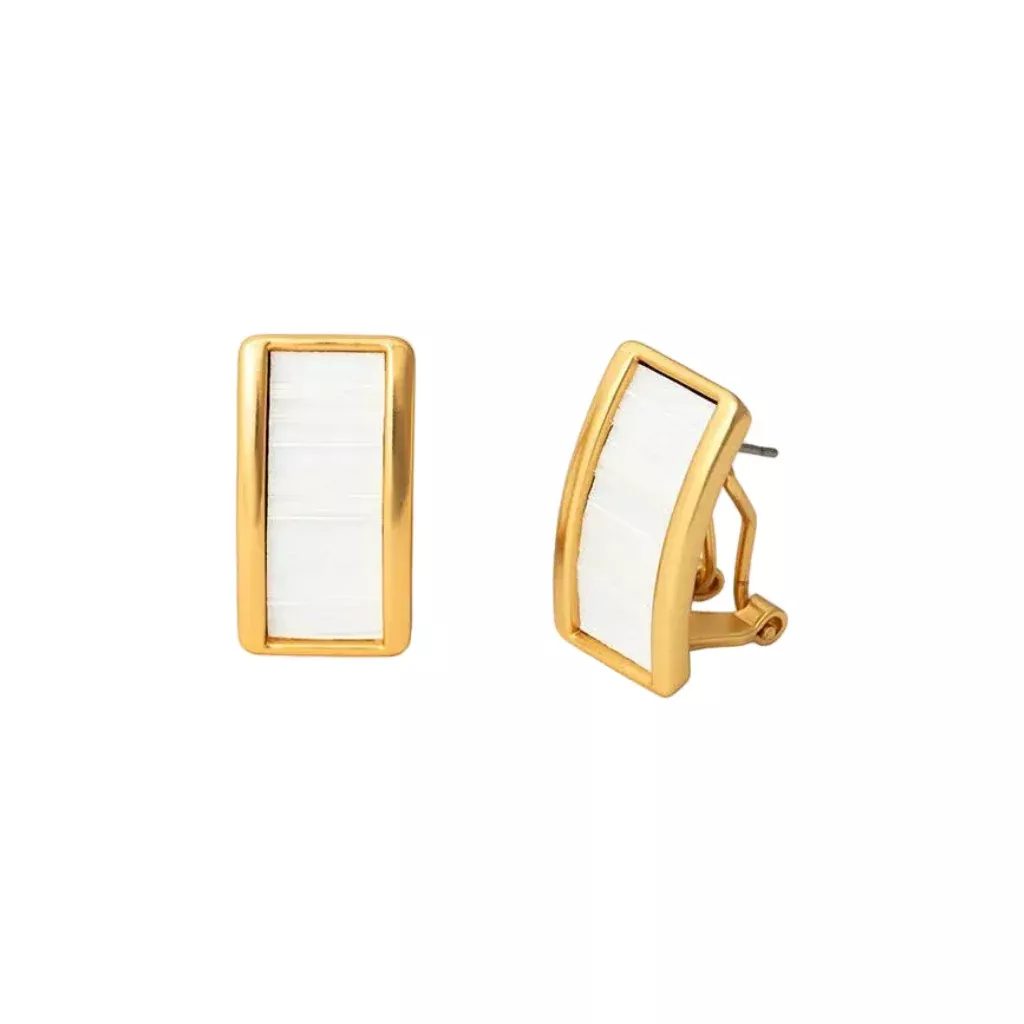 Brackish Smith Town Gold Stud Earring
