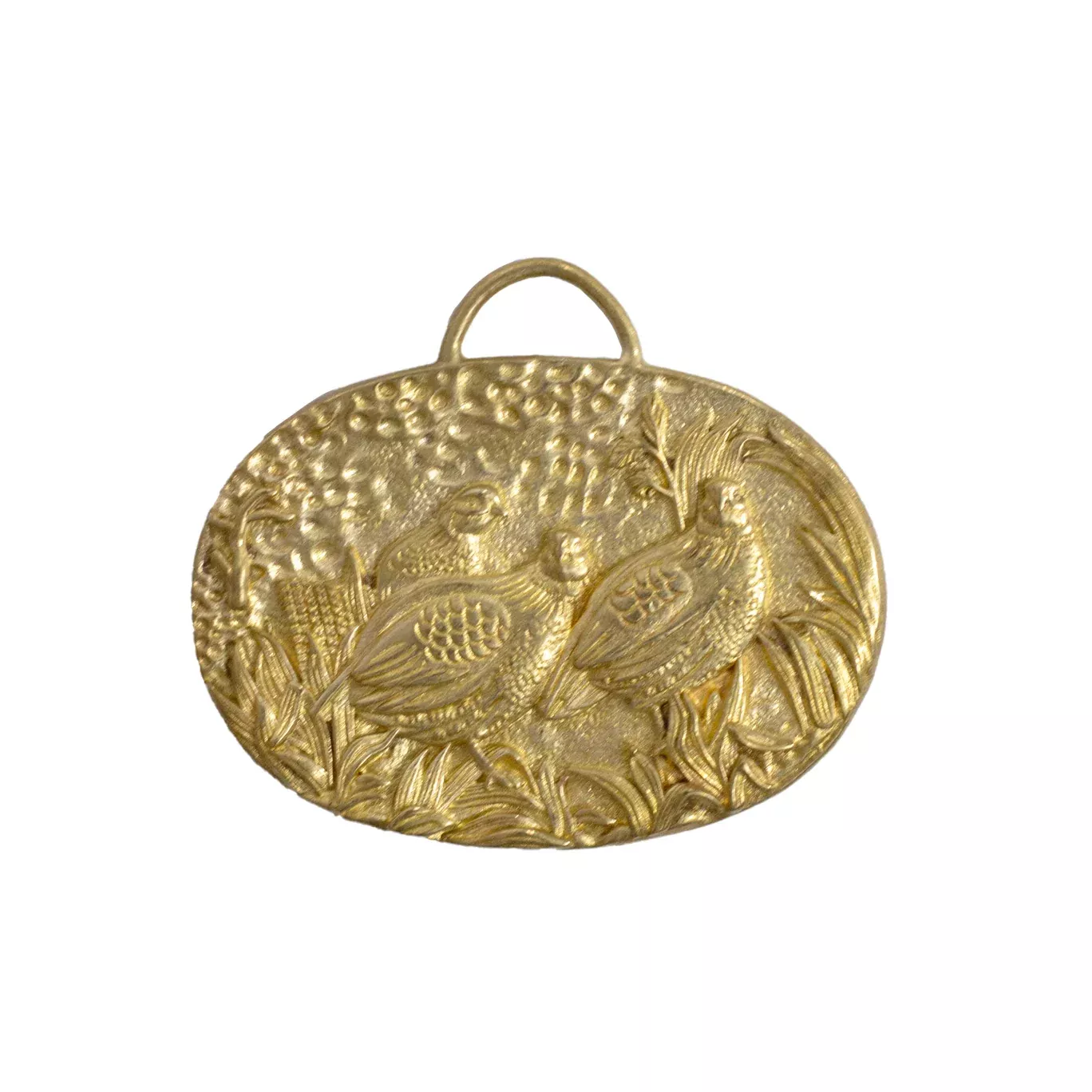Brass Hunting Pendant