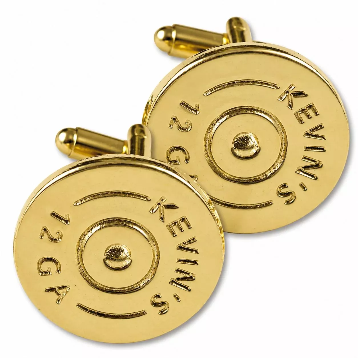 Brass Shotgun Shell Cufflinks (Set of 2)
